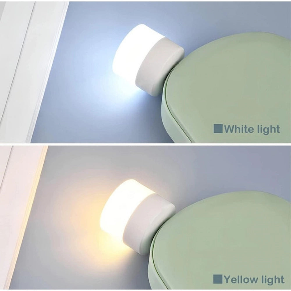 Pack of 10 Portable Home USB Night Lights – White
