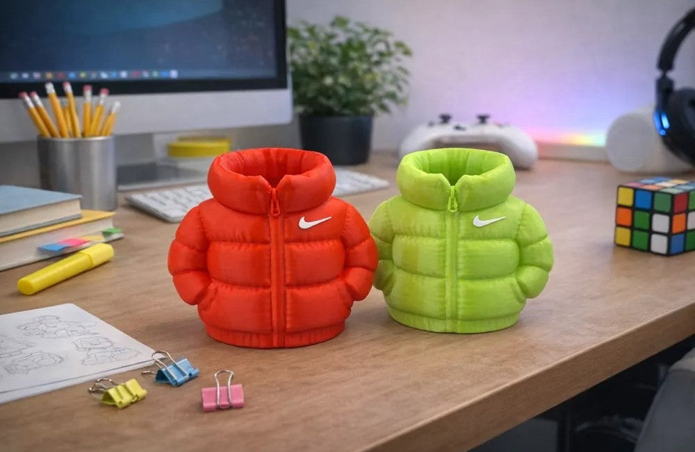 Generic Plastic Nike Puffer Jacket Pen Holder (Multicolor)