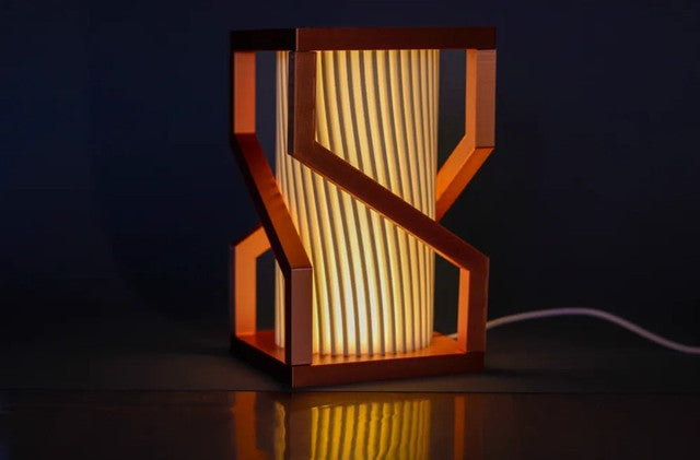 Generic Plastic Modern Copper LED Lamp (Multicolor)